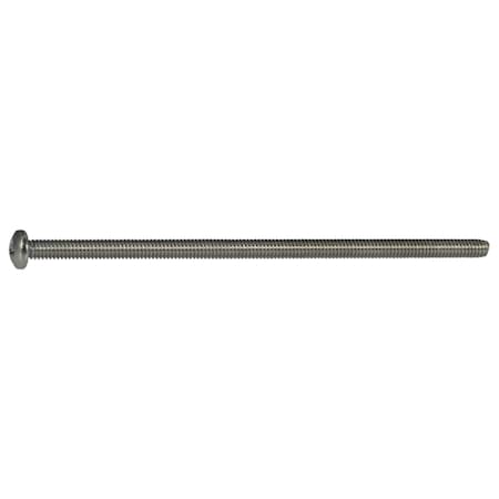 Midwest Fastener #8-32 x 4 in Phillips Pan Machine Screw, Plain 18-8 Stainless Steel, 4 PK 39886